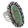 Turquoise And Sterling Silver Jewelry Ring Size 6-1/4 UX34519