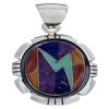 Multicolor Jewelry Sterling Silver Pendant PX30440