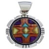 Sterling Silver Jewelry Multicolor Pendant PX30459