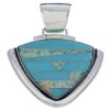 Opal Inlay Jewelry Turquoise Pendant PX30515