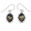 Native American Pueblo Design Multicolor Inlay Earrings EX32323