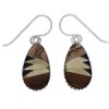 Tiger Eye And Multicolor Inlay Southwest Earrings EX32359