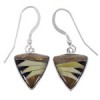 Sterling Silver Multicolor Inlay Hook Dangle Earrings FX32812