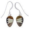 Silver Southwest Jewelry Multicolor Inlay Earrings FX32832