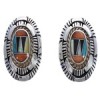 Multicolor Jewelry Sterling Silver Post Earrings FX32146