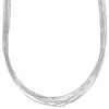 Liquid Sterling Silver 10 Strands 30" Necklace Jewelry LS1030