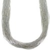 Liquid Sterling Silver 100 Strands 24" Necklace LS10024