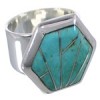 High Quality Southwest Turquoise Ring Size 5-1/2 EX40540