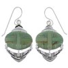 Turquoise Inlay Silver Jewelry Earrings PX32782