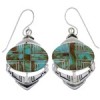 Southwestern Sterling Silver Turquoise Earrings PX32783