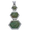 Well-Built Turquoise Sterling Silver Pendant PX29336