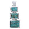 Substantial Turquoise Inlay Jewelry Pendant PX29345