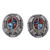 Southwest Jewelry Multicolor Sterling Silver Post Earrings NS50884