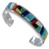 Southwest Multicolor Water Wave Cuff Bracelet VX37775