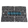 Turquoise Sterling Silver Southwest Belt Buckle PX29143