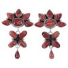 Genuine Sterling Silver Southwestern Red Oyster Earrings BW62560