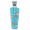 Turquoise Opal Inlay Jewelry Pendant PX41719