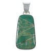 Southwest Sterling Silver And Turquoise Pendant EX44450