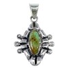 Sterling Silver Jewelry Turquoise Pendant CX46054