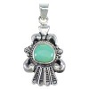 Turquoise Southwestern Silver Jewelry Pendant CX46089