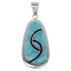 Sterling Silver Turquoise Pendant AX47894