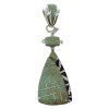 Turquoise Authentic Sterling Silver Pendant AX50357
