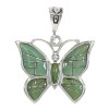 Authentic Sterling Silver Southwest Turquoise Butterfly Pendant MX62841