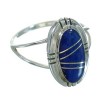 Sterling Silver Lapis Ring Size 4-1/2 RX82418