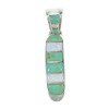 Southwest Sterling Silver Turquoise And Opal Inlay Pendant YX68255