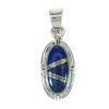 Lapis Opal And Silver Southwest Pendant YX70325