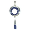 Sterling Silver And Lapis Inlay Southwest Slide Pendant YX67399