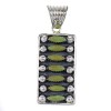 Turquoise And Sterling Silver Jewelry Pendant RX95287