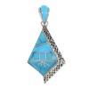 Sterling Silver Turquoise Pendant AX96540