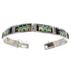 Native American Village Design Multicolor Link Bracelet GS62355