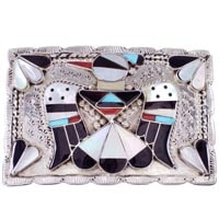 Native American Zuni Belt Buckles