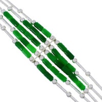 Malachite Liquid Silver Bracelets