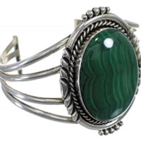 Malachite Single Stone Bracelets