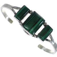 Malachite Multiple Stone Bracelets