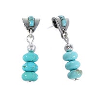 Bead Turquoise Earrings