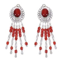 Clip On Bead Earrings