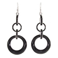 Onyx Earrings | Black Onyx Earrings For Men | SilverTribe