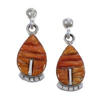 Oyster Shell Tear Drop Earrings