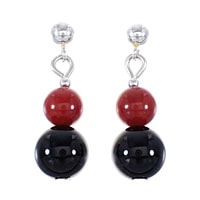 Sterling Silver Bead Earrings