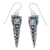 Sterling Silver Overlay Earrings