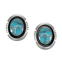 Turquoise Men's Earrings