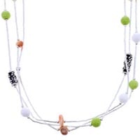 Multicolor Liquid Silver Necklaces