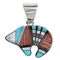 Multicolor Inlay Pendants