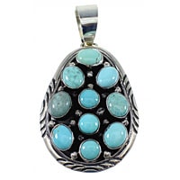 Native American Turquoise Pendants