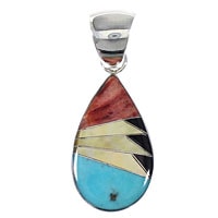 Multicolor Tear Drop Pendants