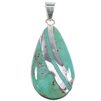 Turquoise Tear Drop Pendants